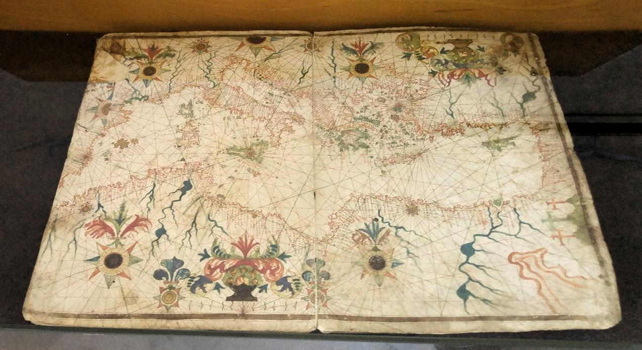 Museo Mandralisca - mapa náutico del Mediterráneo