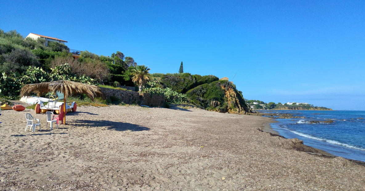 Playa de Settefrati - Tramo de poniente con accesos privados