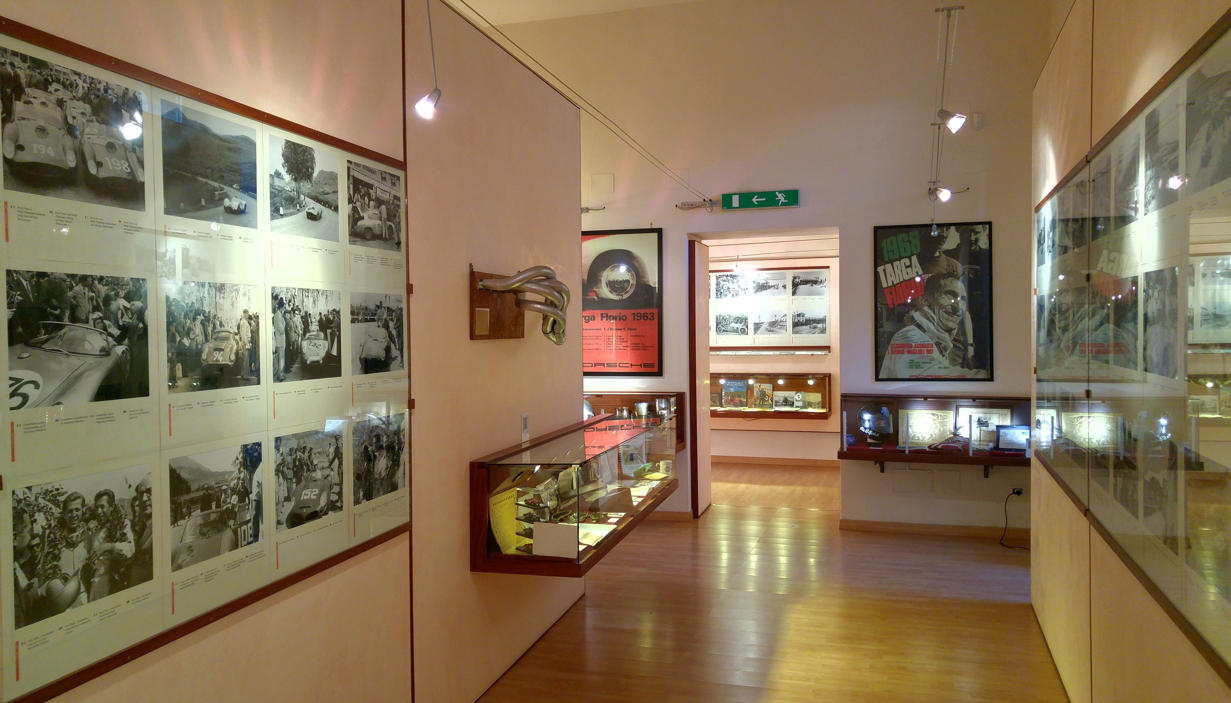 Sala expositiva Museo de la Targa Florio