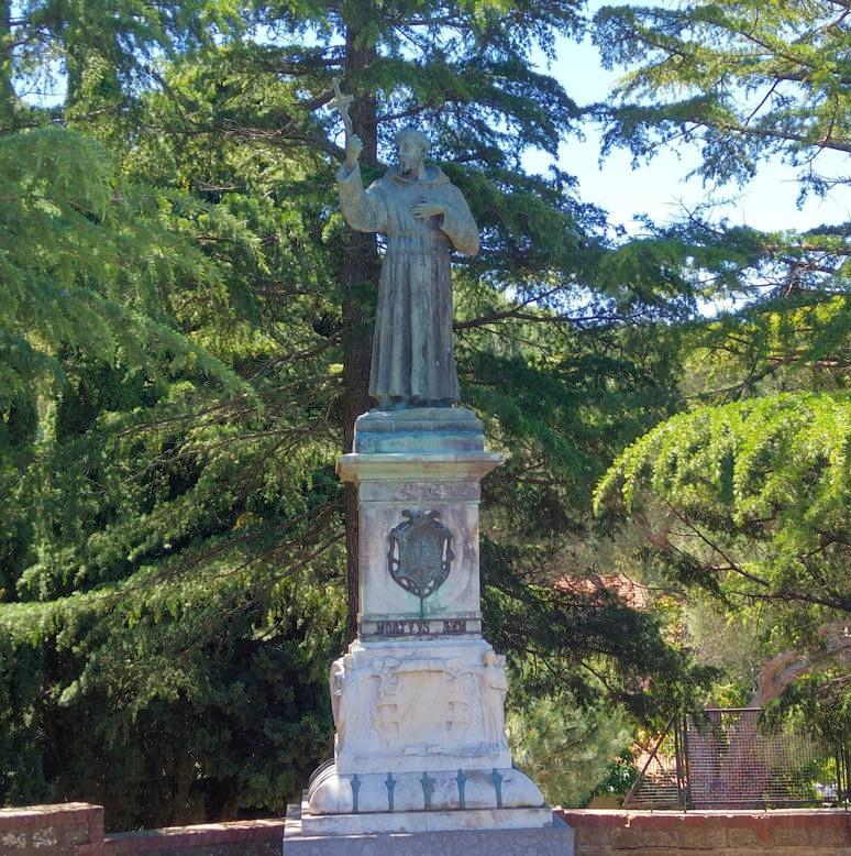 Santuario de Gibilmanna - Monumento dedicado a San Francisco de Asís