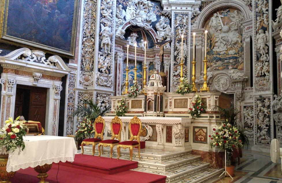 Iglesia de Casa Professa - altar mayor