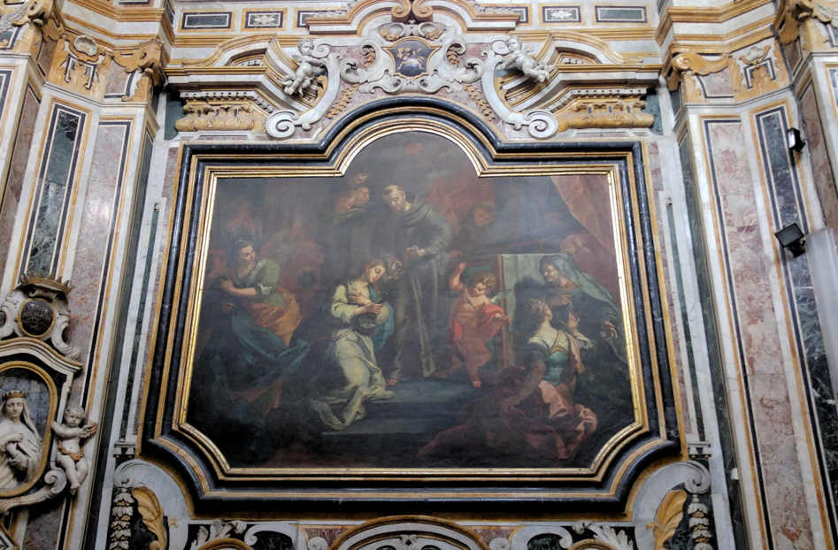 Iglesia de Santa Chiara - El corte de las trenzas de Santa Clara