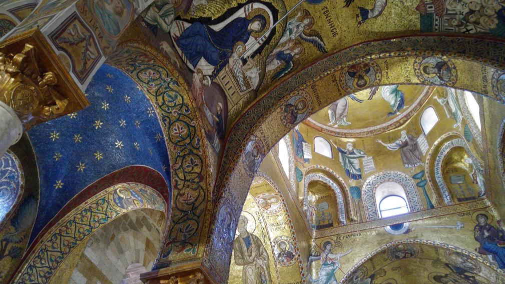 Mosaicos en la iglesia de Santa Maria dell'Ammiraglio