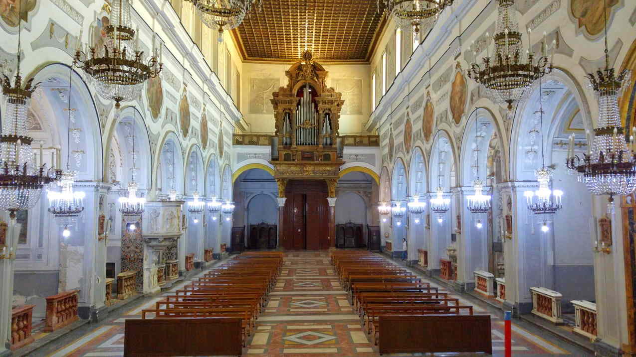 La Gancia - interior visto desde el altar