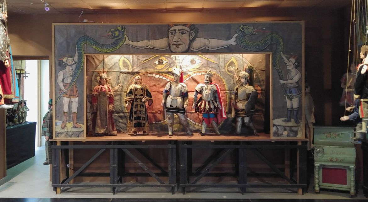 Museo de las Marionetas - escenario teatro de Catania