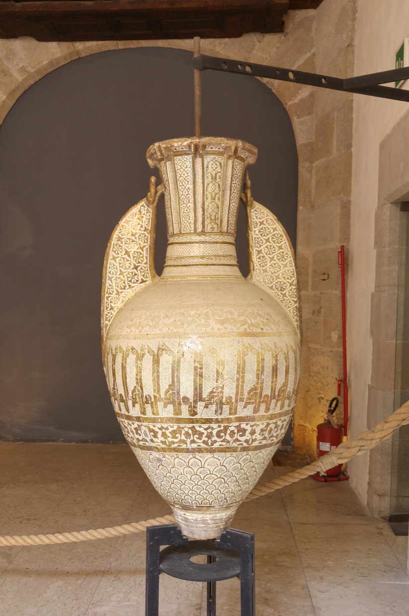 Palazzo Abatellis - cerámica hispano-árabe de Malaga