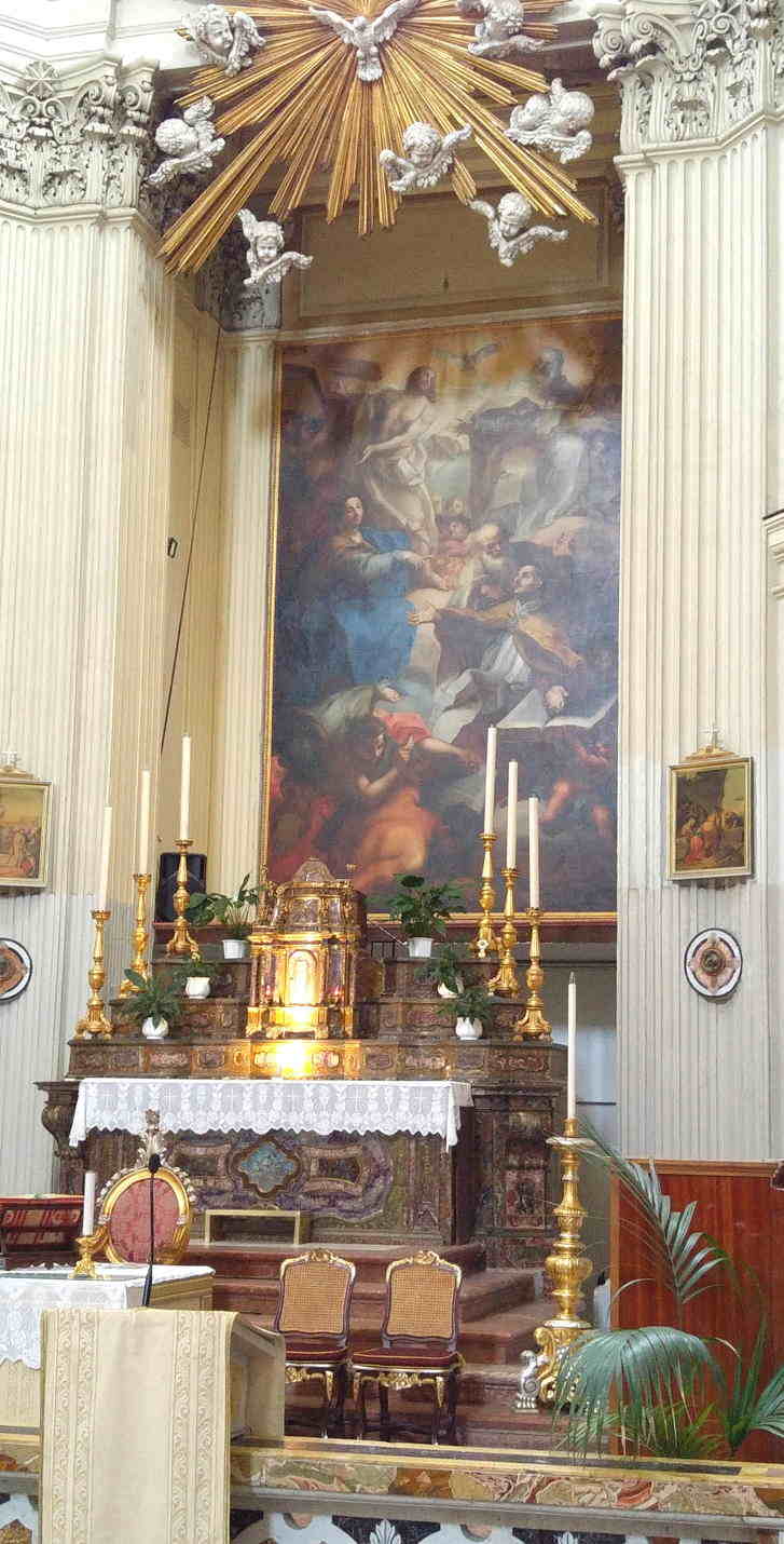 Santa Teresa alla Kalsa - altar mayor