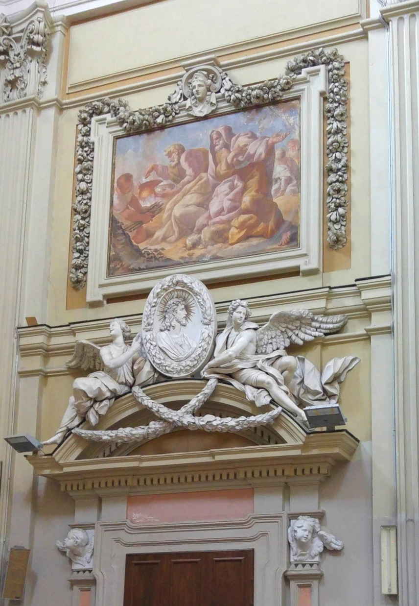 Santa Teresa alla Kalsa - detalle lateral derecho presbiterio