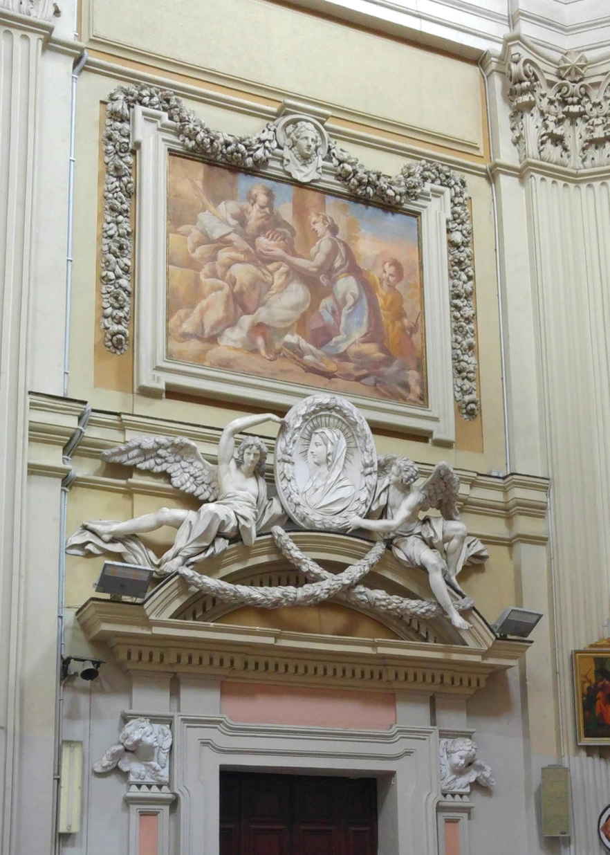 Santa Teresa alla Kalsa - detalle portal sacristía