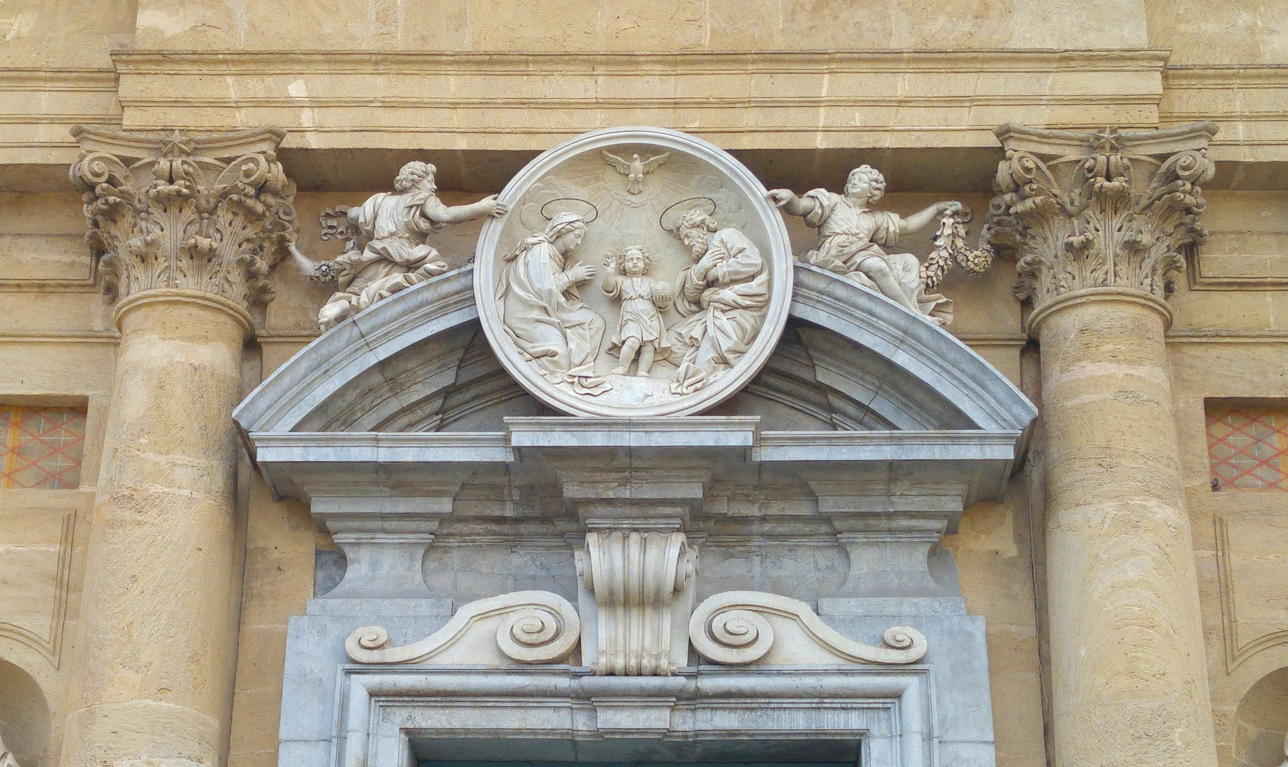 Santa Teresa alla Kalsa - detalle portal
