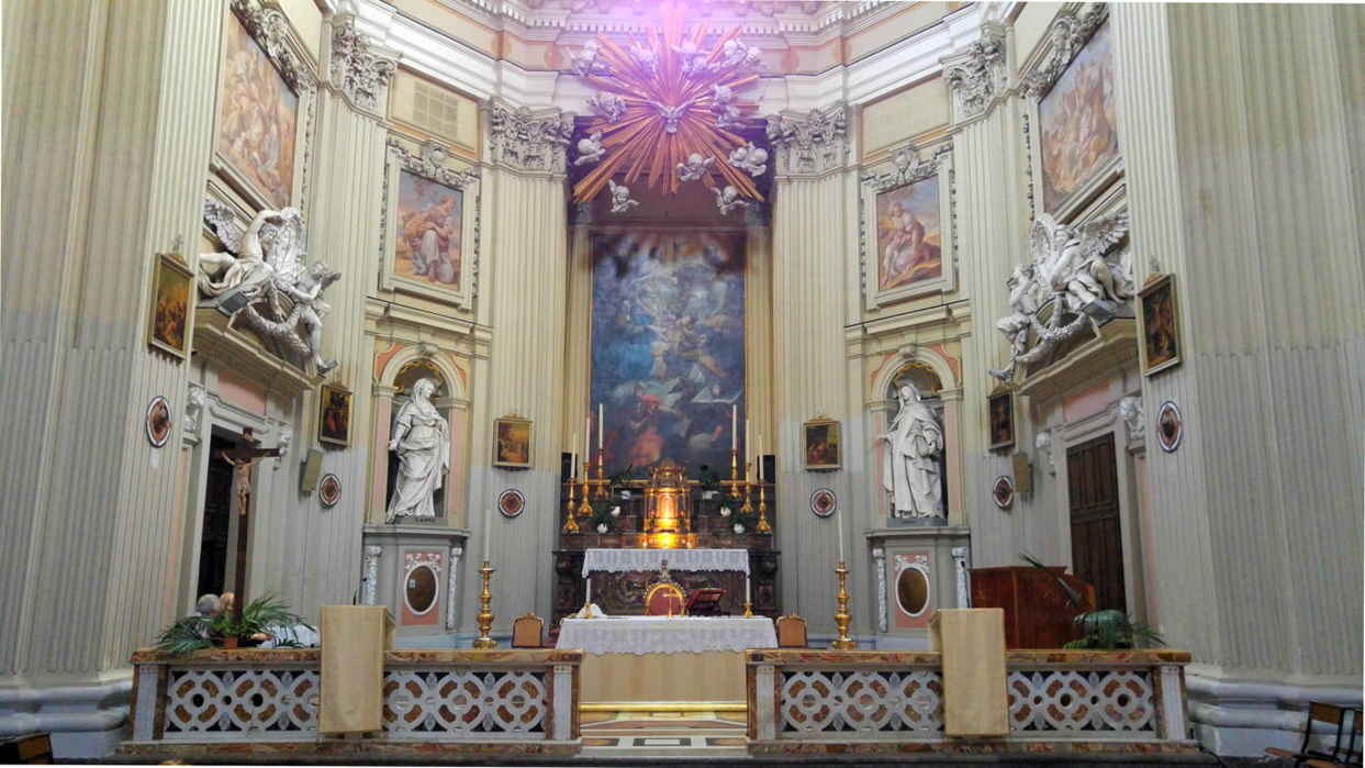 Santa Teresa alla Kalsa - presbiterio y ábside