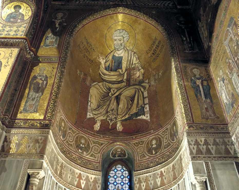 Catedral de Monreale - Mosaico de San Pedro
