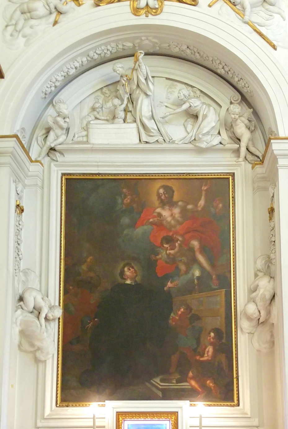 Iglesia de Sant'Agostino - cuadro de San Juan de Sahagún pintado por Guglielmo Borremans
