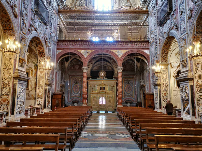 Santa Caterina d'Alessandria - entrada, sotacoro y coro alto