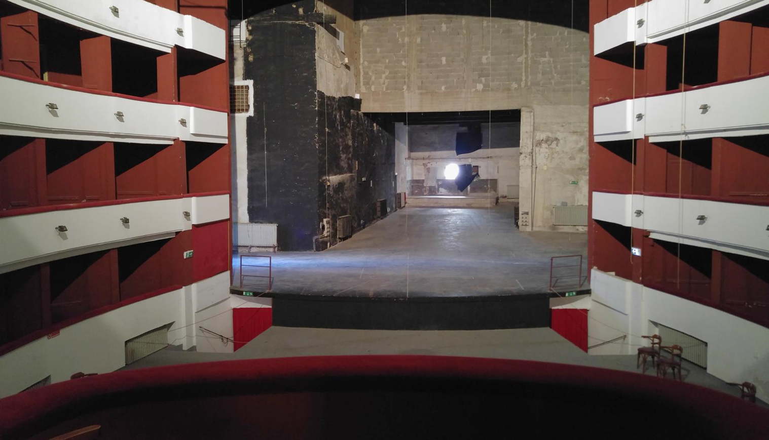 Teatro Bellini - vista del teatro desde el palco de la reina Carolina