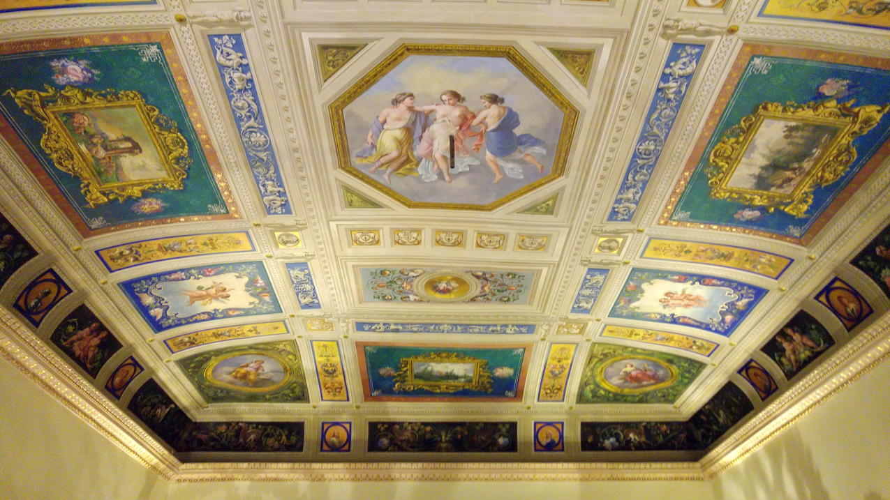 Palazzo Bonocore - frescos Salón de las Recepciones