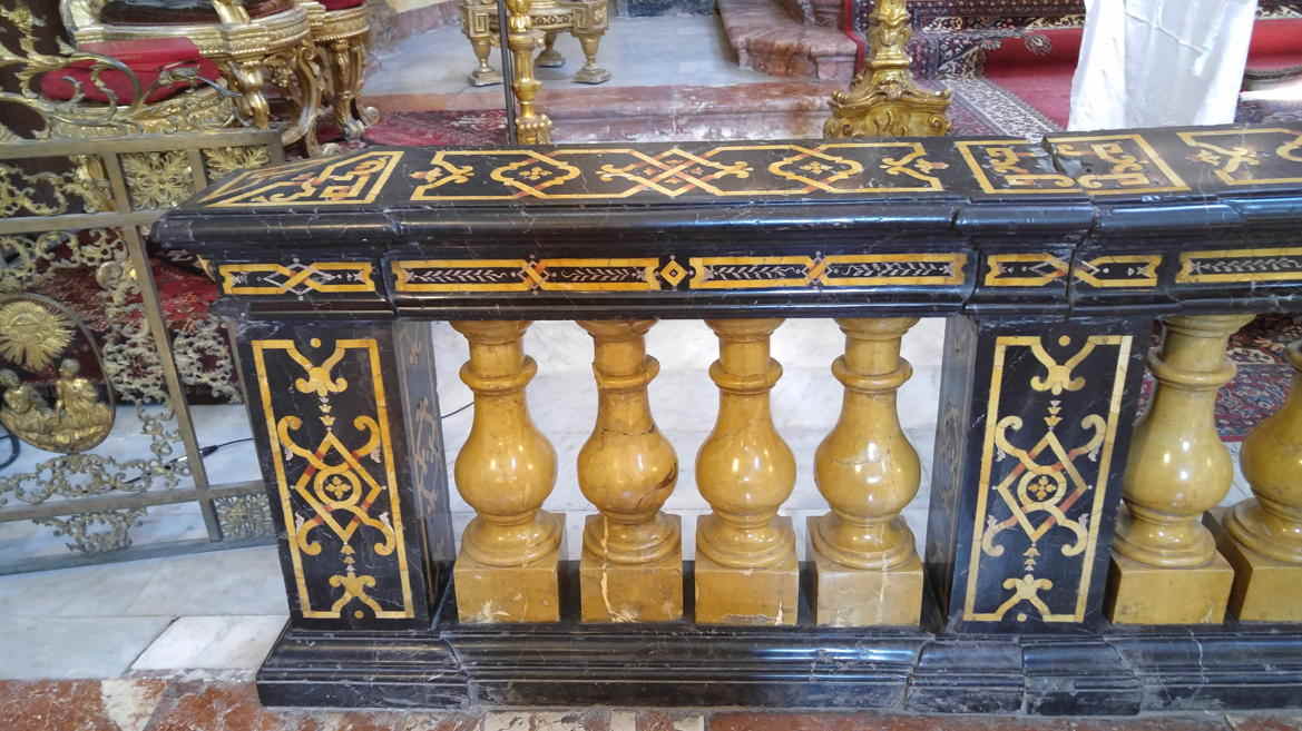 Sant'Orsola dei Negri - balaustrada presbiterio