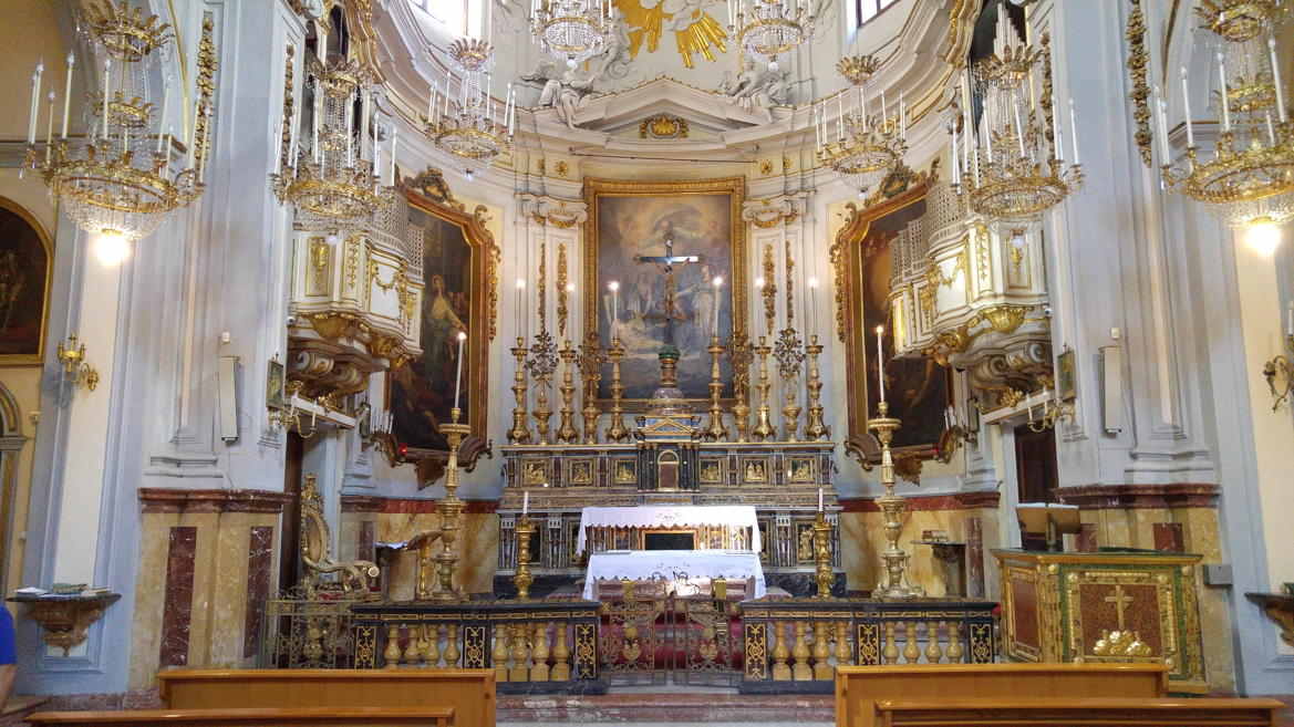 Sant'Orsola dei Negri - presbiterio y ábside