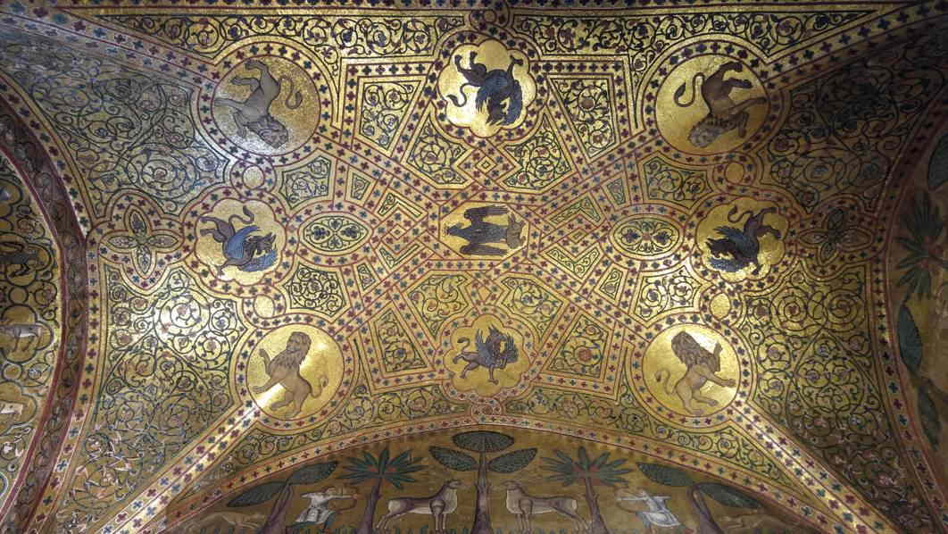 Palacio de los Normandos - Bóveda Sala de Ruggero