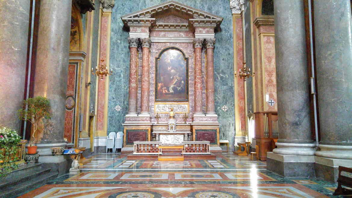 San Giuseppe dei Teatini - altar de San Andrés Avelino