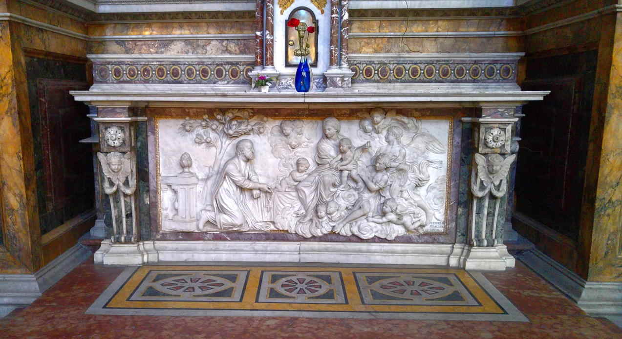 San Giuseppe dei Teatini - antipendio del altar de San Andres Avelino