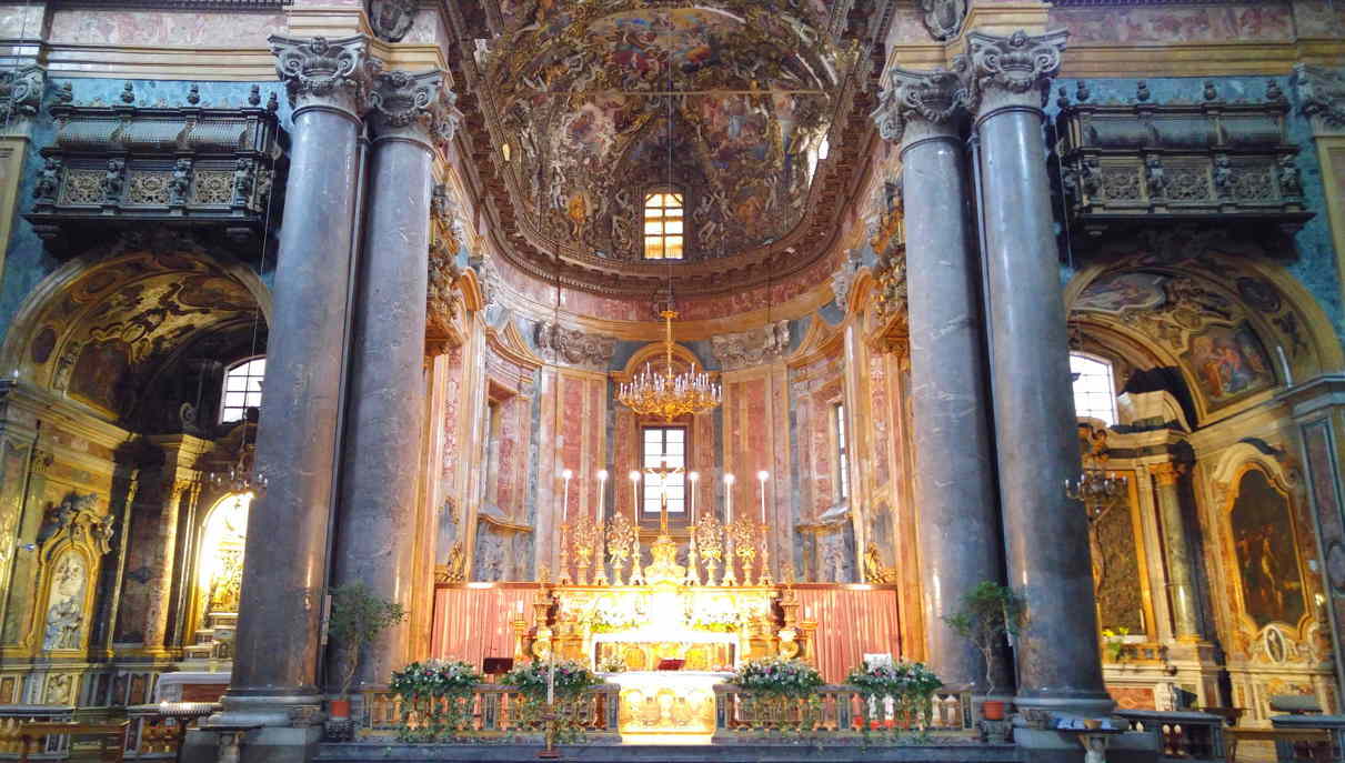 San Giuseppe dei Teatini - presbiterio y ábside