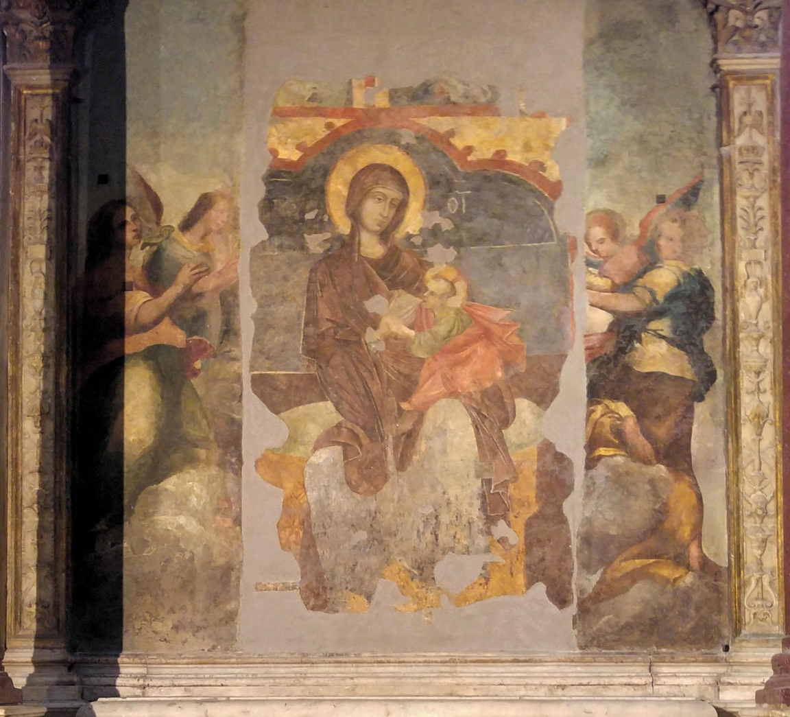 Santa Maria della Catena - fresco escuela bizantina siglo XIV