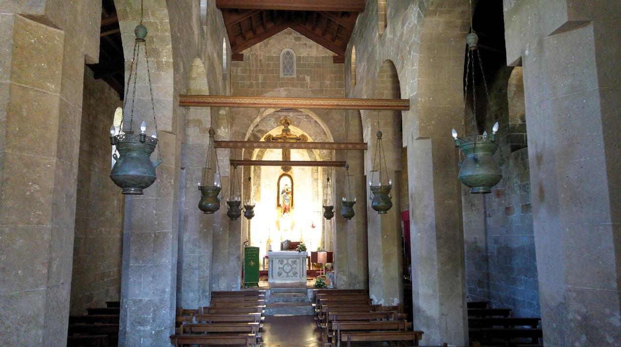 El interior de San Giovanni dei Lebbrosi