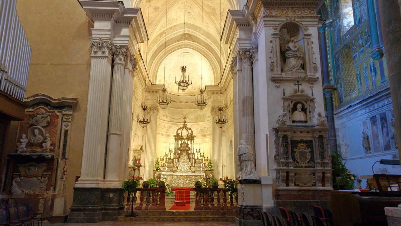 Catedral de Cefalù - Capilla del Santísimo Sacramento en la Catedral de Cefalù