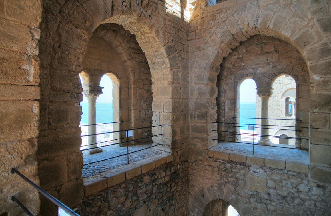 Catedral de Cefalù - interior de la torre sur