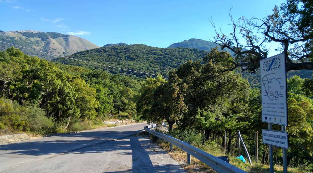 Las Madonías - Carretera SP9 entre Isnello y Collesano
