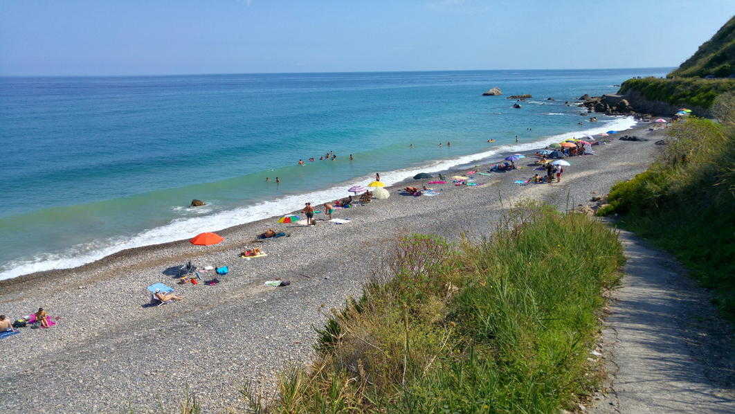 Playa de Sant'Ambrogio - Camino acceso tramo de levante