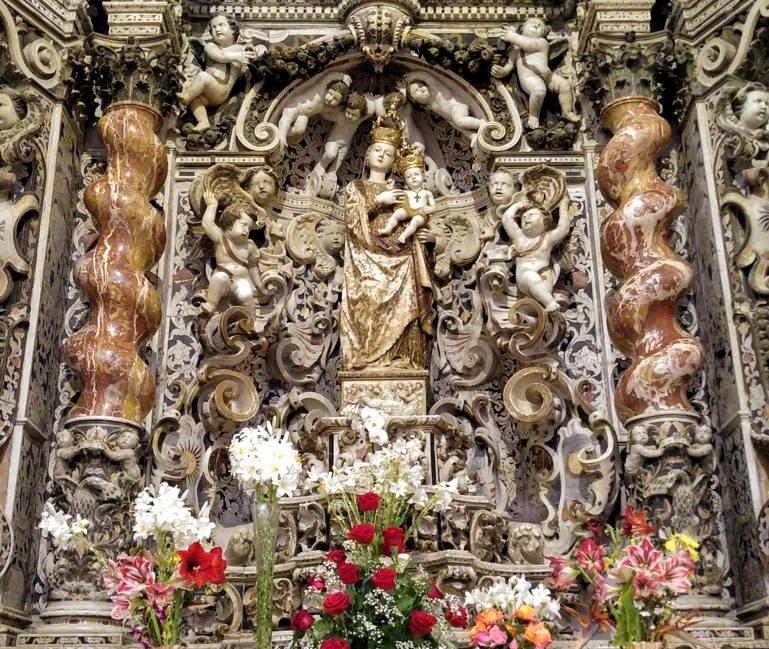 Santuario de Gibilmanna - Estatuilla de la Madonnina di Gibilmanna