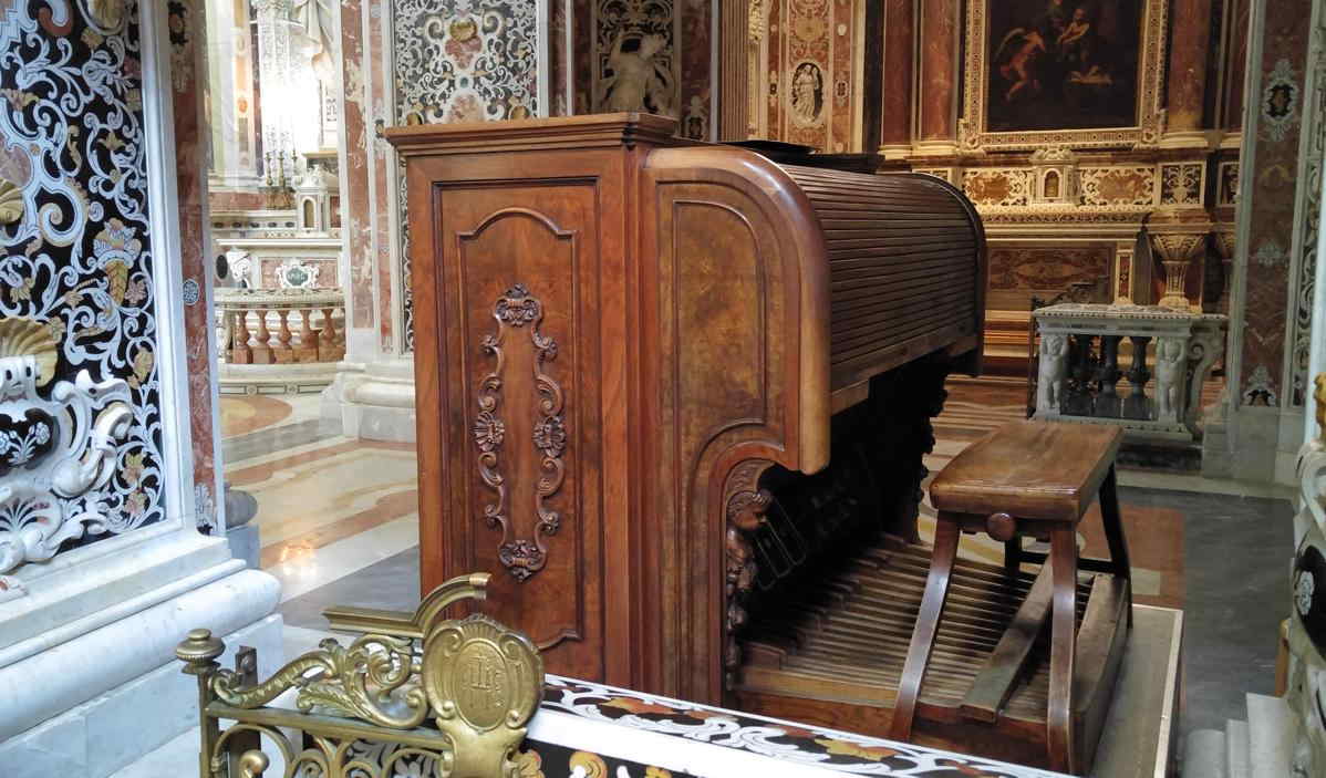 Iglesia de Casa Professa - Teclado órgano