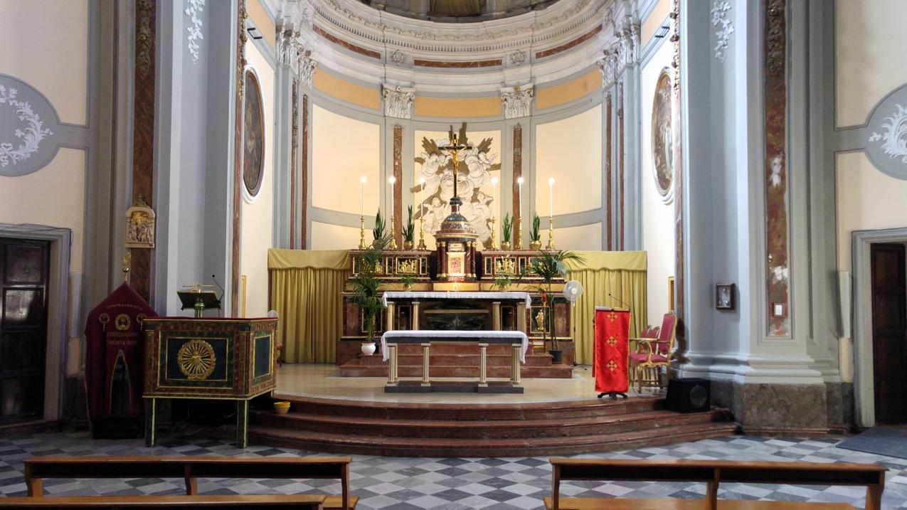 San Giorgio in Kemonia - presbiterio y ábside