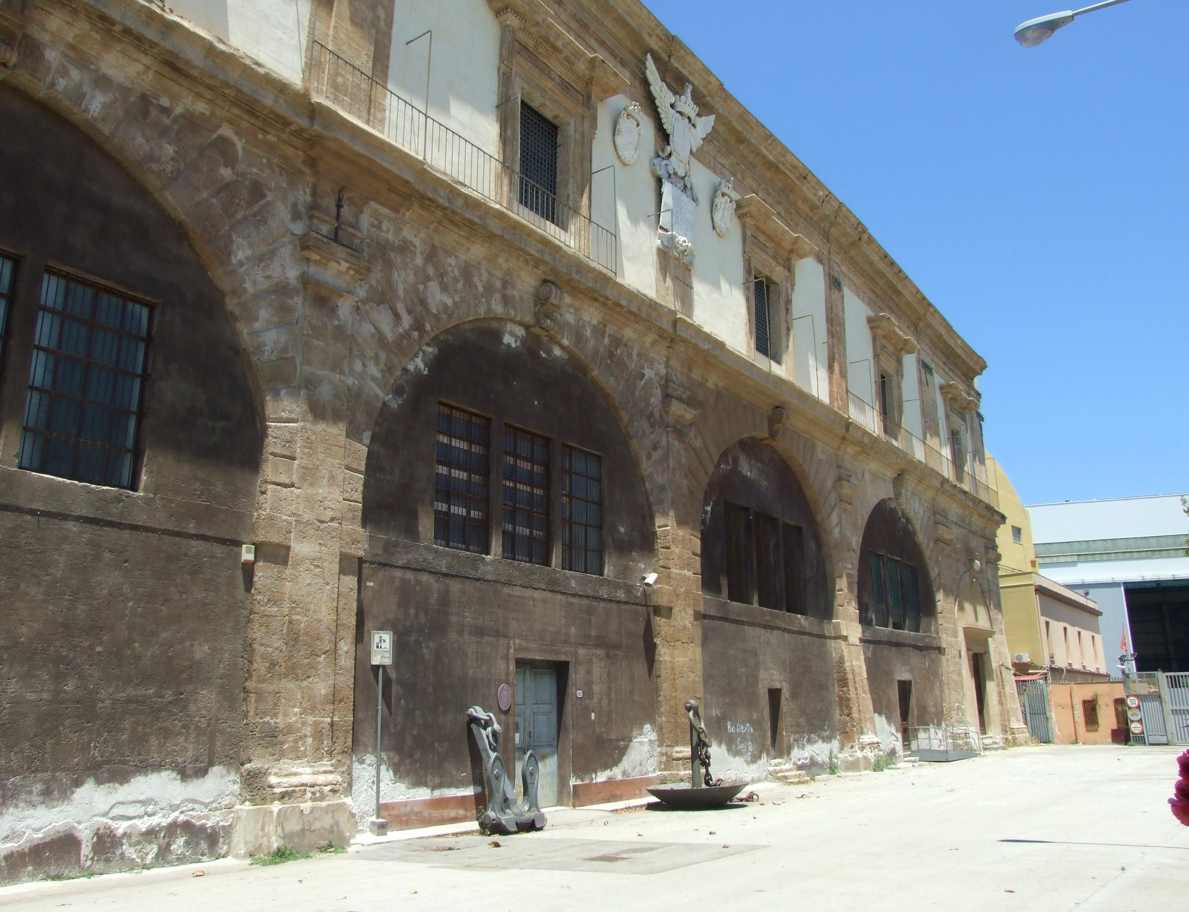 Litoral urbano de Palermo - fachada del Museo del Mare