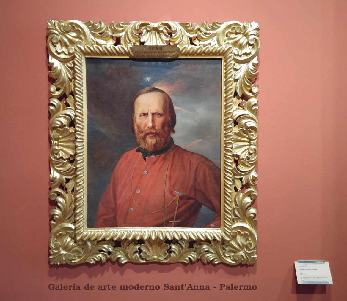 Galería de Arte Moderno - retrato de Giuseppe Garibaldi