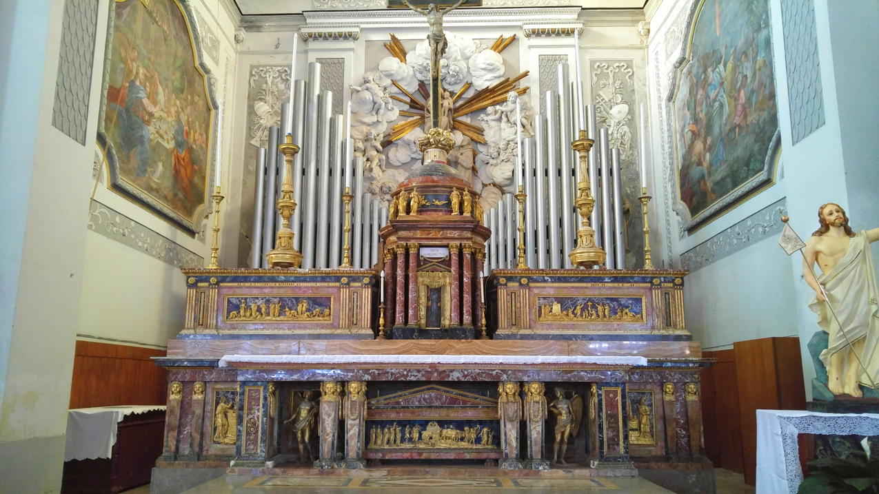 La Gancia - altar-mayor