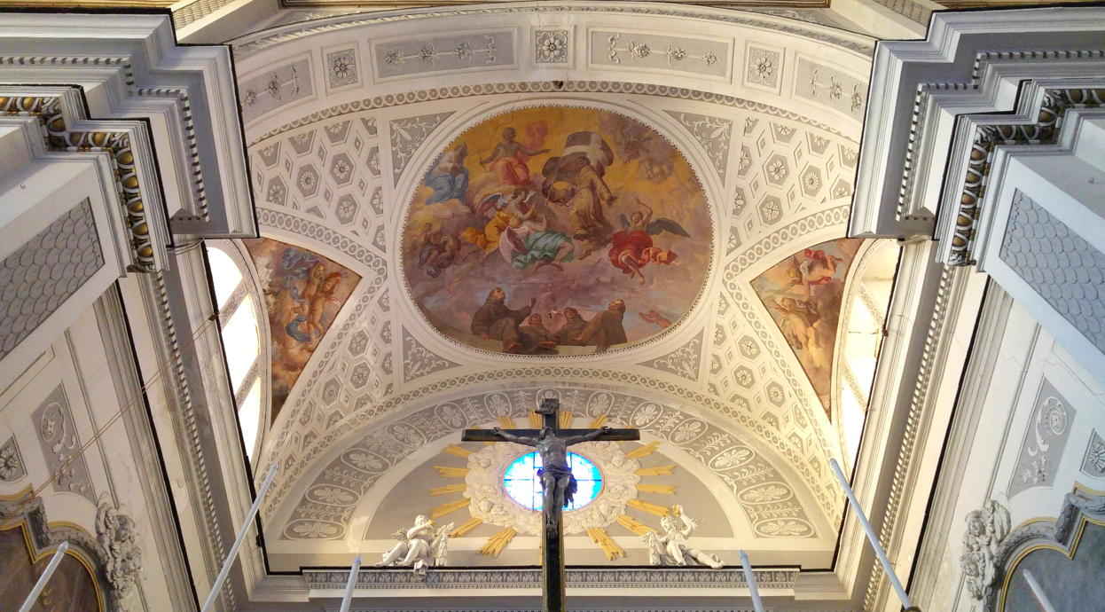 La Gancia - bóveda del presbiterio