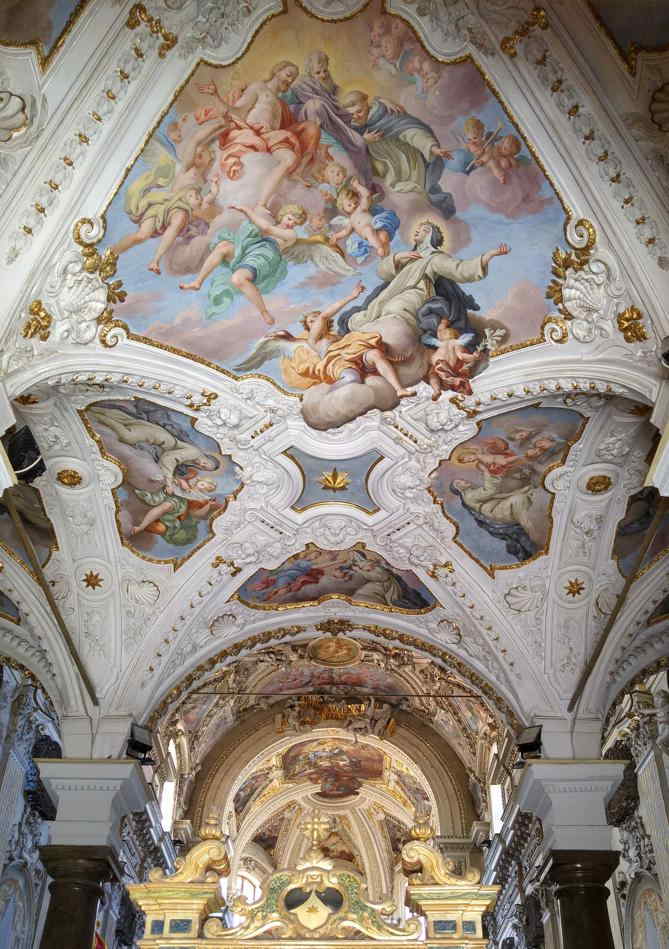 Santa Maria della Pietà - detalle frescos bajo coro