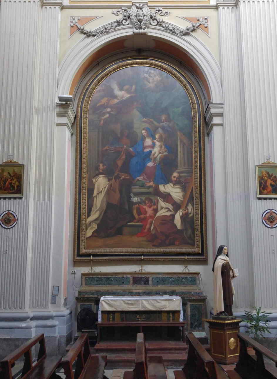 Santa Teresa alla Kalsa - Altar de la Virgen del Carmen