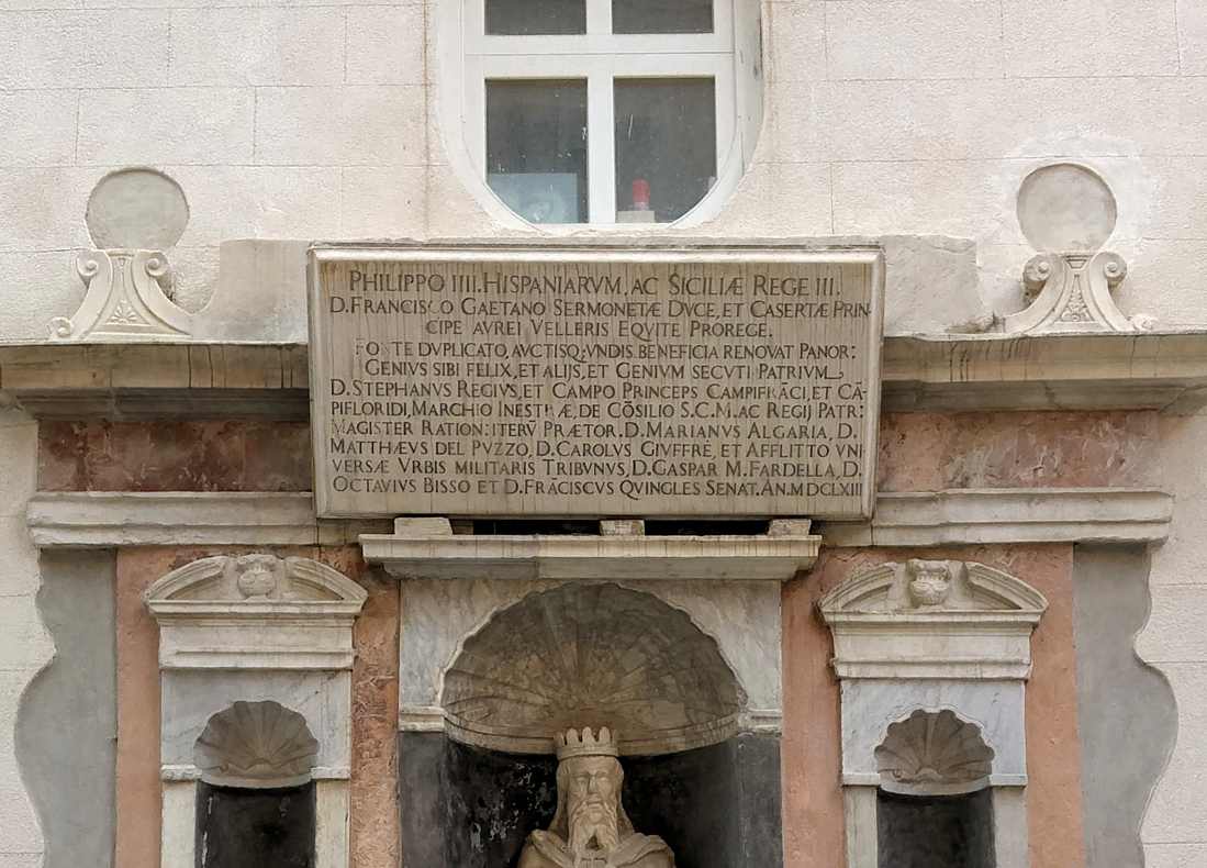 Genio del Garraffo - lápida de 1663