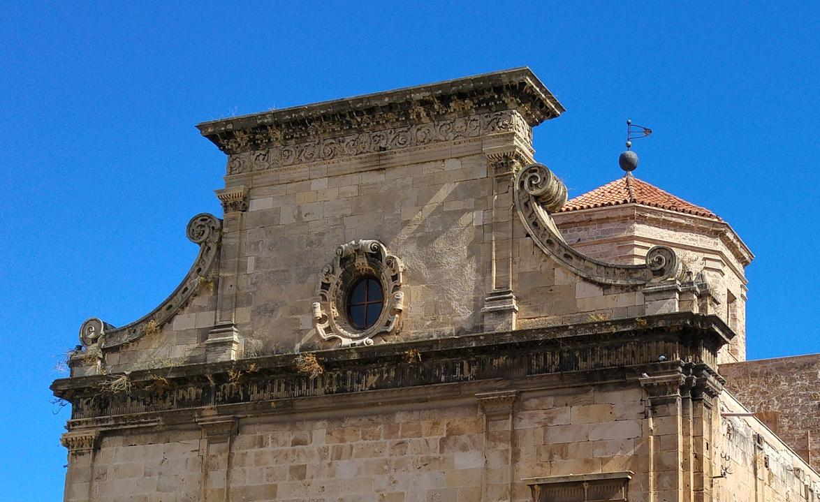 Iglesia de San Giorgio dei Genovesi - detalle fachada