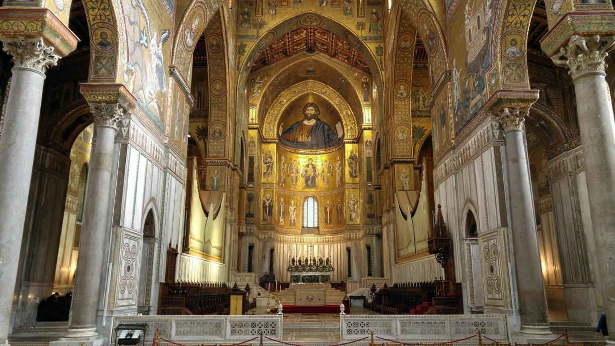 Catedral de Monreale - Presbiterio y ábside