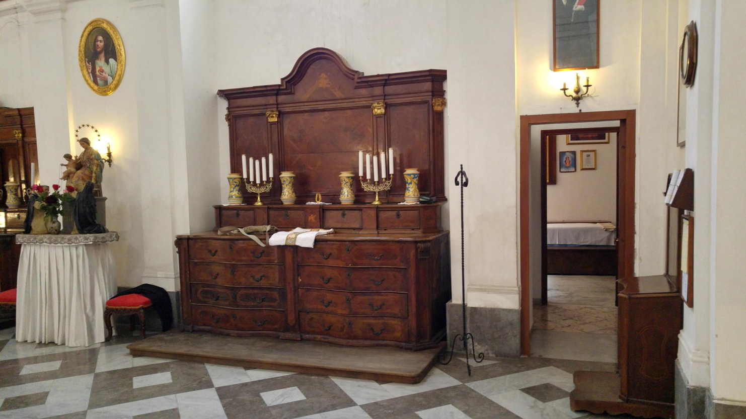 Claustro de Sant'Agostino - mueble sacristía
