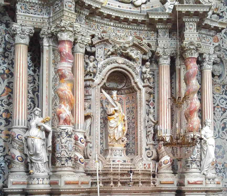 Santa Caterina d'Alessandria - altar de Santa Caterina