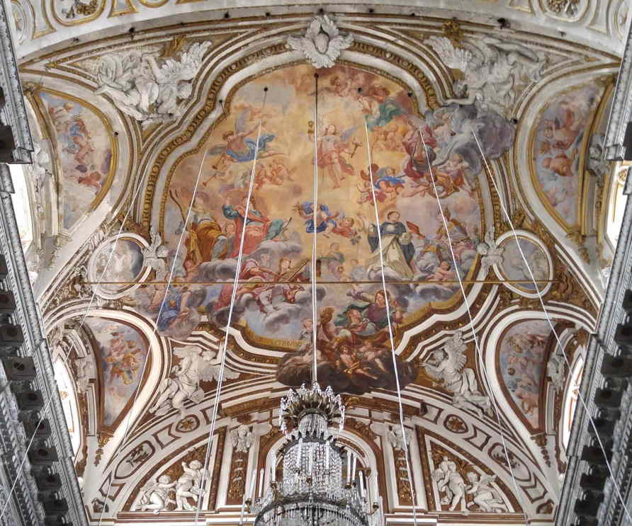 Santa Caterina d'Alessandria - bóveda presbiterio