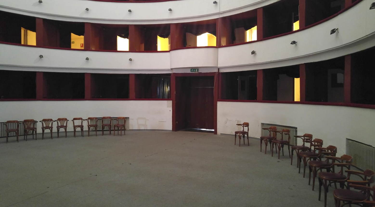 Teatro Bellini - vista de la sala con los palcos