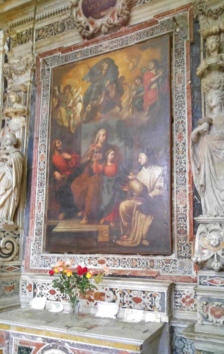 Iglesia de San Domenico - Santa Ana con Maria de niña de Rosalía Novelli