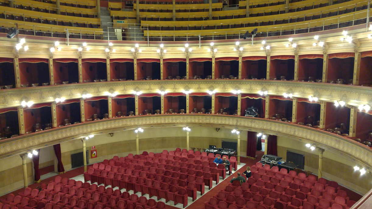 Teatro Biondo - Vista sala desde palco